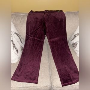 New York & Company Velour Jogging Pants NWT XL Petite